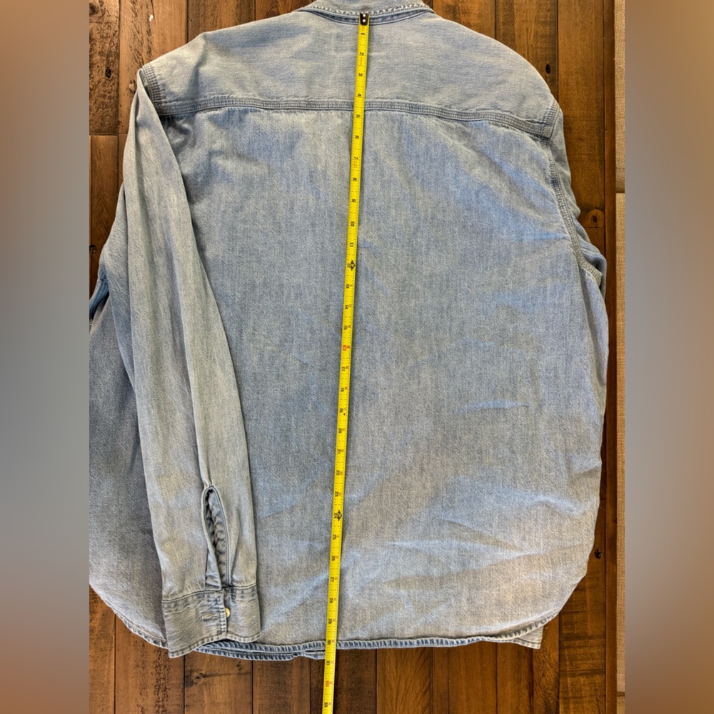 Lucky Brand Light Blue denim Button Down Shirt - Picture 3 of 3